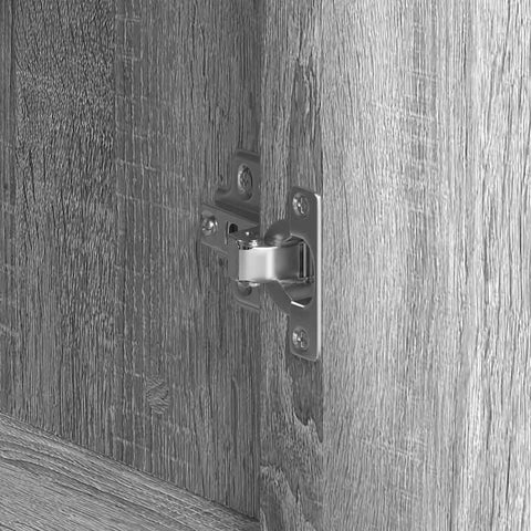 vidaXL Sideboard Grey sonoma 120 x 41 x 75 cm Engineered wood