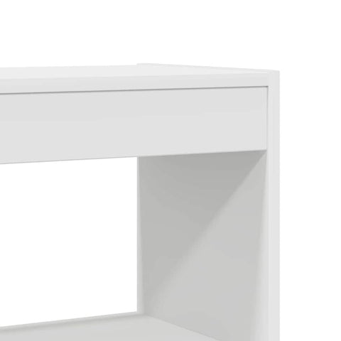 vidaXL Book Cabinet White Engineered Wood