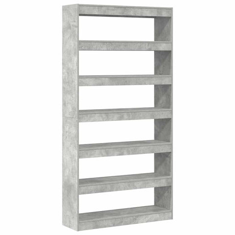vidaXL Book Cabinet Grey Engineered Wood