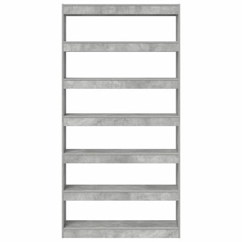 vidaXL Book Cabinet Grey Engineered Wood