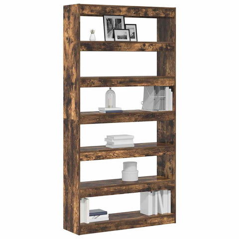 vidaXL Book Cabinet Brown Engineered Wood