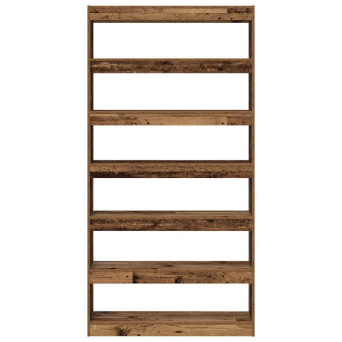 vidaXL Book Cabinet Brown Engineered Wood