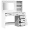vidaXL Dressing Table White 78.5 x 41 x 135 cm Engineered wood