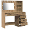 vidaXL Dressing Table Brown 78.5 x 41 x 135 cm Engineered wood