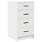 vidaXL Dressing Table 3 pcs White 40 x 41 x 135 cm Engineered wood