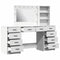 vidaXL Dressing Table 3 pcs White 40 x 41 x 135 cm Engineered wood