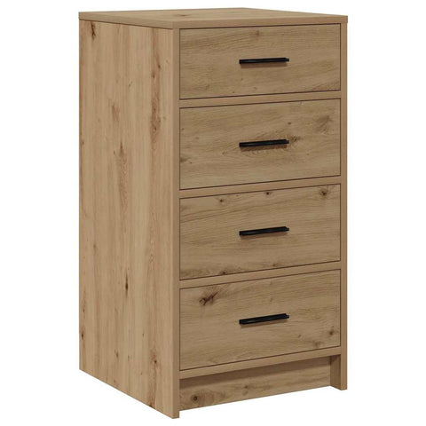 vidaXL Dressing Table 3 pcs Brown 40 x 41 x 135 cm Engineered wood
