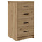 vidaXL Dressing Table 3 pcs Brown 40 x 41 x 135 cm Engineered wood
