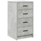 vidaXL Dressing Table 3 pcs Grey 40 x 41 x 135 cm Engineered wood