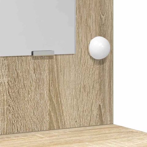 vidaXL Dressing Table 2 pcs Brown 40 x 41 x 75 cm Engineered wood