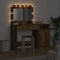 vidaXL Dressing Table 2 pcs Brown 40 x 41 x 75 cm Engineered wood