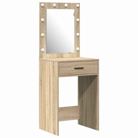 vidaXL Dressing Table 2 pcs Brown 50 x 41 x 135 cm Engineered wood