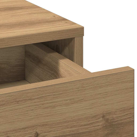vidaXL Dressing Table 2 pcs Brown 50 x 41 x 135 cm Engineered wood