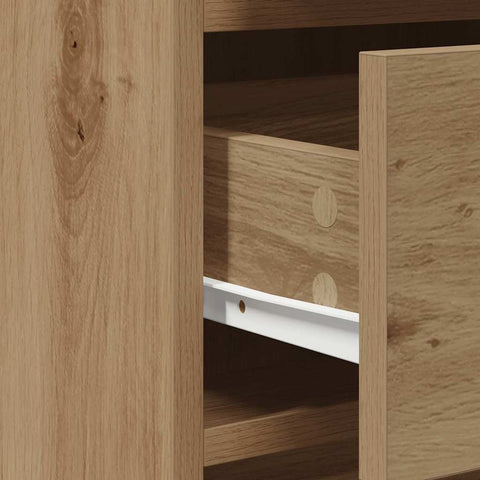 vidaXL Dressing Table 2 pcs Brown 50 x 41 x 135 cm Engineered wood