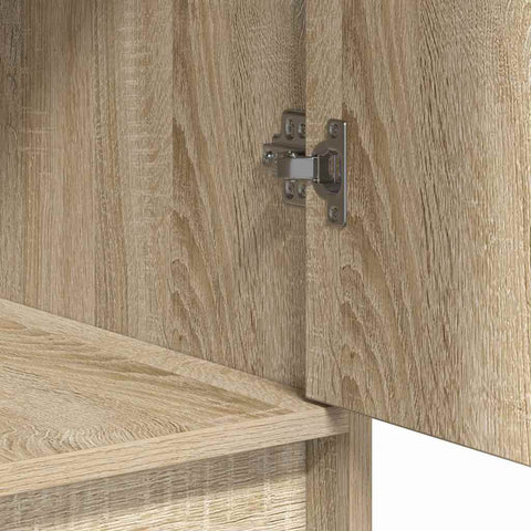 vidaXL Dressing Table 3 pcs Brown 40 x 41 x 75 cm Engineered wood