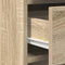 vidaXL Dressing Table 3 pcs Brown 40 x 41 x 75 cm Engineered wood