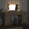 vidaXL Dressing Table 3 pcs Brown 40 x 41 x 75 cm Engineered wood