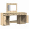 vidaXL Dressing Table 3 pcs Brown 40 x 41 x 75 cm Engineered wood