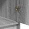 vidaXL Dressing Table 3 pcs Grey 40 x 41 x 75 cm Engineered wood