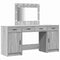 vidaXL Dressing Table 3 pcs Grey 40 x 41 x 75 cm Engineered wood