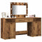 vidaXL Dressing Table 3 pcs Brown 40 x 41 x 75 cm Engineered wood
