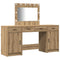 vidaXL Dressing Table 3 pcs Brown 40 x 41 x 75 cm Engineered wood