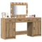 vidaXL Dressing Table 3 pcs Brown 40 x 41 x 75 cm Engineered wood