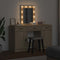 vidaXL Dressing Table with Door Brown 50 x 41 x 135 cm Engineered wood
