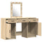 vidaXL Dressing Table with Door Brown 50 x 41 x 135 cm Engineered wood
