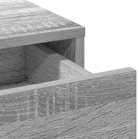 vidaXL Dressing Table with Door Grey 50 x 41 x 135 cm Engineered wood