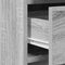 vidaXL Dressing Table with Door Grey 50 x 41 x 135 cm Engineered wood