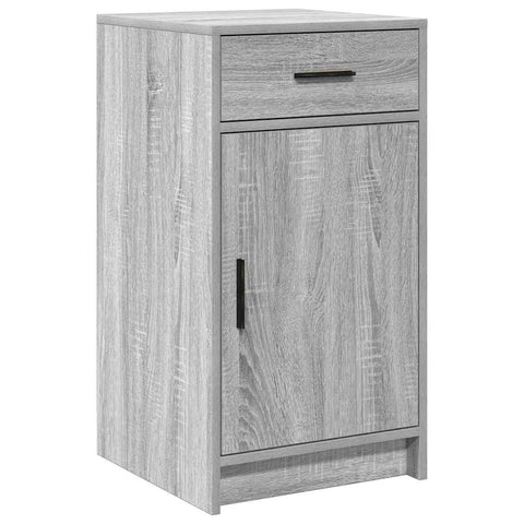 vidaXL Dressing Table with Door Grey 50 x 41 x 135 cm Engineered wood