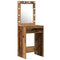 vidaXL Dressing Table with Door Brown 50 x 41 x 135 cm Engineered wood