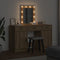vidaXL Dressing Table with Door Brown 50 x 41 x 135 cm Engineered wood