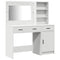 vidaXL Dressing Table 2 pcs White 78.5 x 41 x 135 cm Engineered wood
