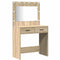 vidaXL Dressing Table 2 pcs Brown 78.5 x 41 x 135 cm Engineered wood
