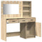 vidaXL Dressing Table 2 pcs Brown 78.5 x 41 x 135 cm Engineered wood