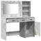 vidaXL Dressing Table 2 pcs Grey 78.5 x 41 x 135 cm Engineered wood