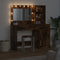 vidaXL Dressing Table 2 pcs Brown 78.5 x 41 x 135 cm Engineered wood