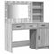 vidaXL Dressing Table 2 pcs Grey 78.5 x 41 x 135 cm Engineered wood