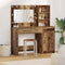 vidaXL Dressing Table 2 pcs Brown 78.5 x 41 x 135 cm Engineered wood