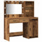 vidaXL Dressing Table 2 pcs Brown 78.5 x 41 x 135 cm Engineered wood