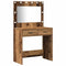 vidaXL Dressing Table 2 pcs Brown 78.5 x 41 x 135 cm Engineered wood