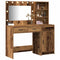 vidaXL Dressing Table 2 pcs Brown 78.5 x 41 x 135 cm Engineered wood
