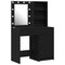 vidaXL Dressing Table Set with Drawer 2 pcs Black oak 50 x 41 x 135 cm