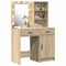 vidaXL Dressing Table Set with Shelf 2 pcs Sonoma Oak 50 x 41 x 135 cm