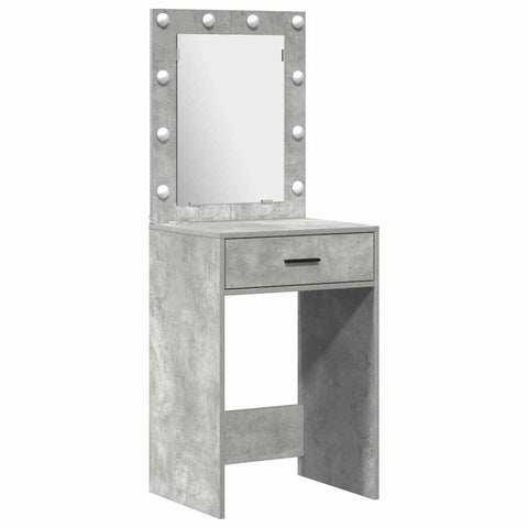 vidaXL Dressing Table Set 2 pcs Concrete Grey 50 x 41 x 135 cm