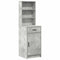vidaXL Dressing Table Set 2 pcs Concrete Grey 50 x 41 x 135 cm