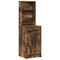 vidaXL Dressing Table Set with Shelf 2 pcs Smoked Oak 50 x 41 x 135 cm
