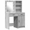 vidaXL Dressing Table Set with Door 2 pcs Grey sonoma 50 x 41 x 135 cm